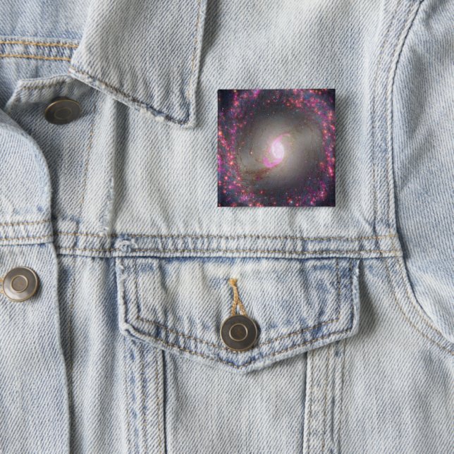 Spiral Galaxy Ngc 3351. Button (Beispiel)