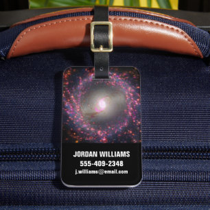 Spiral Galaxy Ngc 3351. Gepäckanhänger