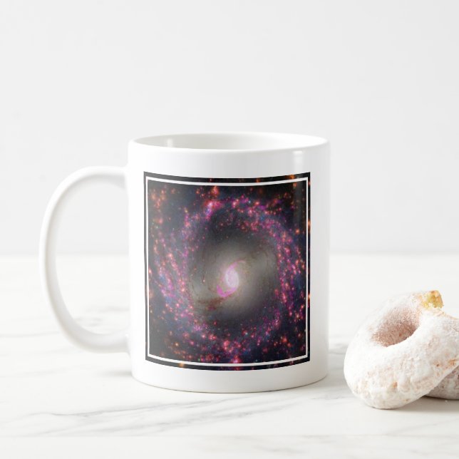 Spiral Galaxy Ngc 3351. Kaffeetasse (Mit Donut)