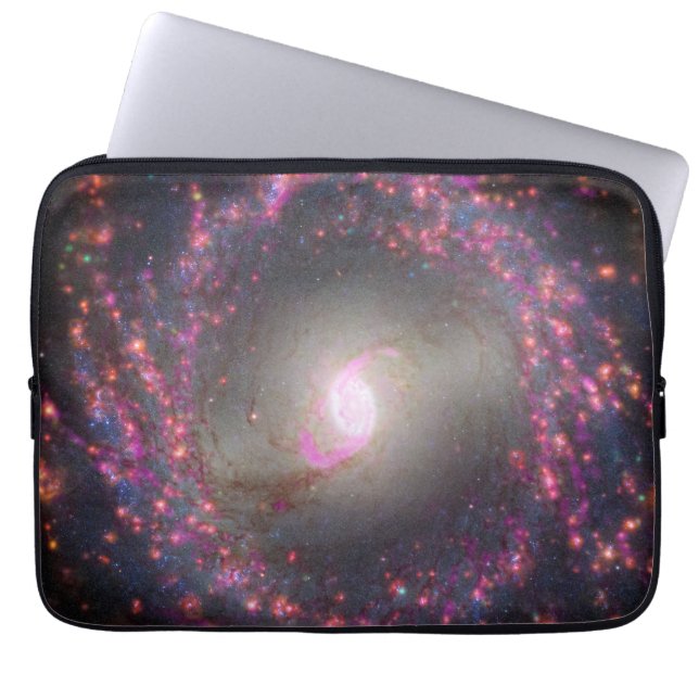 Spiral Galaxy Ngc 3351. Laptopschutzhülle (Vorderseite)