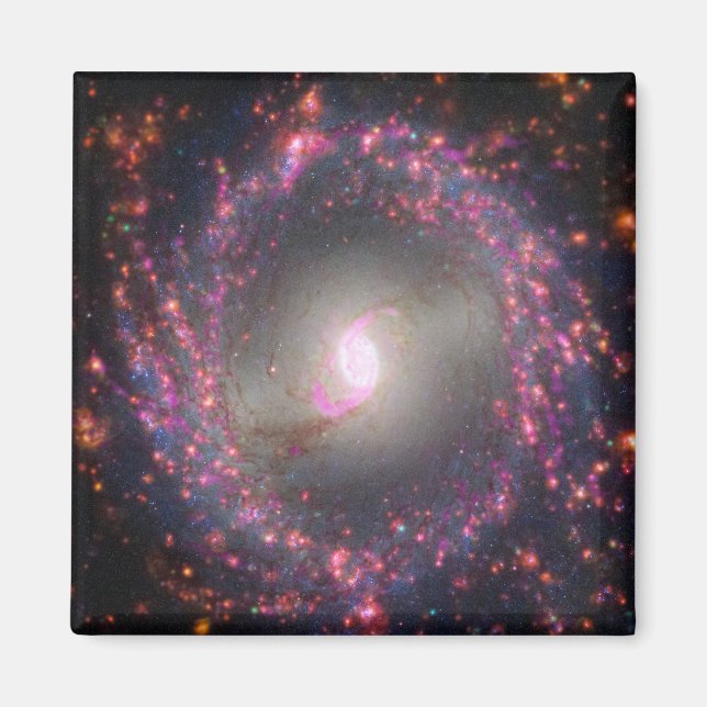 Spiral Galaxy Ngc 3351. Magnet (Vorne)