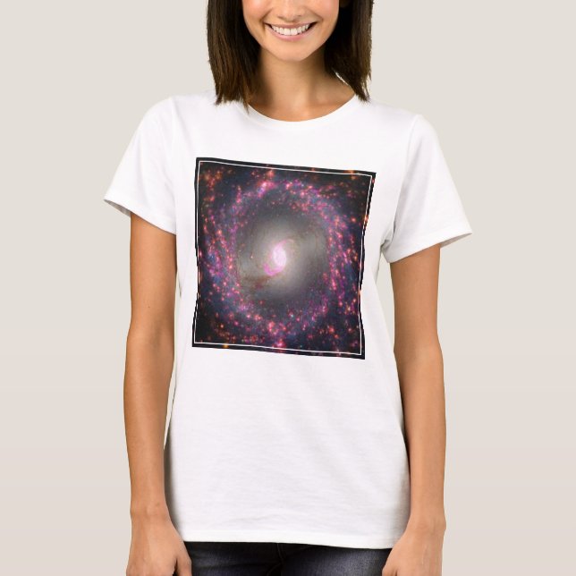 Spiral Galaxy Ngc 3351. T-Shirt (Vorderseite)