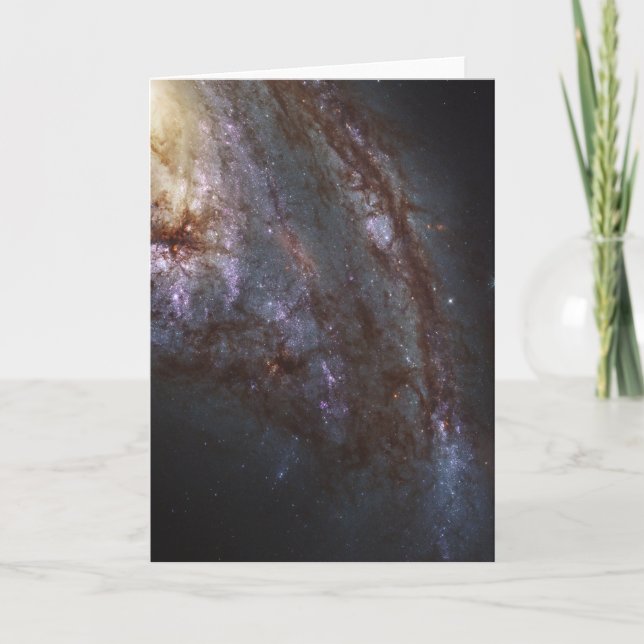 Spiral Galaxy Ngc 3627. Karte (Vorderseite)