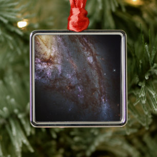 Spiral Galaxy Ngc 3627. Ornament Aus Metall