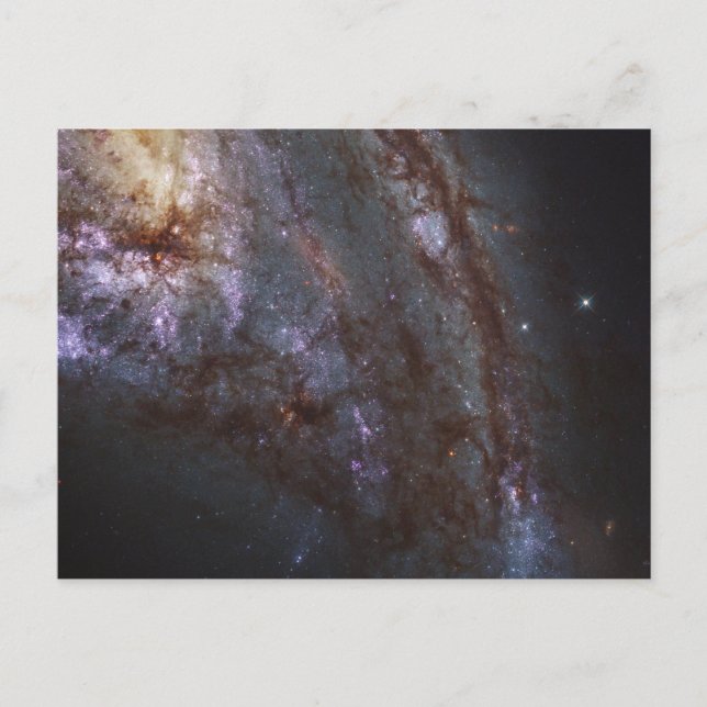 Spiral Galaxy Ngc 3627. Postkarte (Vorderseite)
