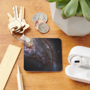 Spiral Galaxy Ngc 3627. Schlüsselanhänger