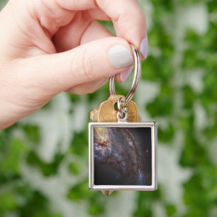 Spiral Galaxy Ngc 3627. Schlüsselanhänger