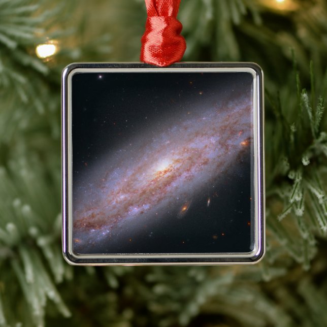 Spiral Galaxy Ngc 3972. Ornament Aus Metall (Baum)