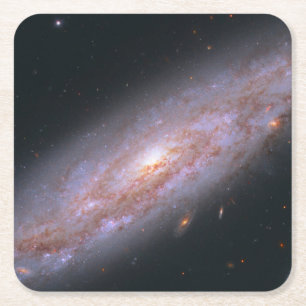 Spiral Galaxy Ngc 3972. Rechteckiger Pappuntersetzer