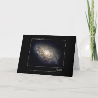 Spiral Galaxy NGC 4414 Hubble Telescope Foto Karte