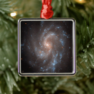 Spiral Galaxy Ngc 5584 Ornament Aus Metall