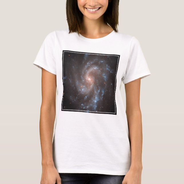 Spiral Galaxy Ngc 5584 T-Shirt (Vorderseite)
