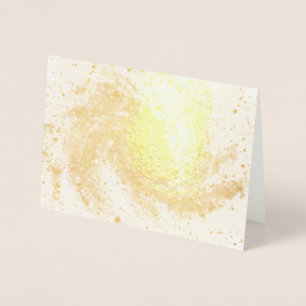 Spiral Galaxy Weihnachtskarte Folienkarte