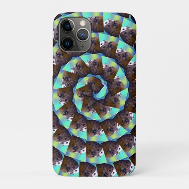 Spiral Guinea Pig Pattern, Case-Mate iPhone Hülle (Rückseite)