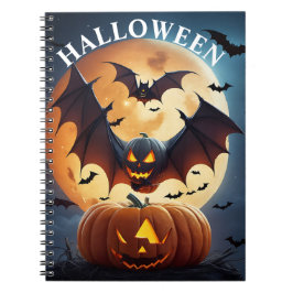 Spiral Halloween Note Pad Notizblock
