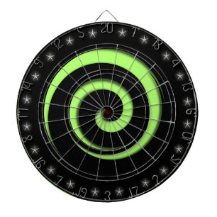 Spiral Hypnotic Hot Green Regulation Dart Board Dartscheibe