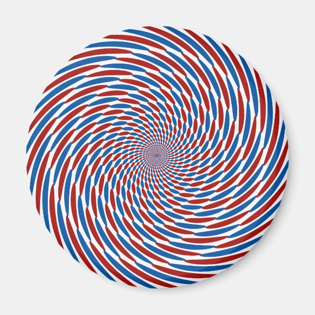 Spiral Illusion Burst Magnet (Vorne)