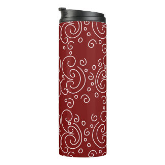 Spiral illustration thermosbecher