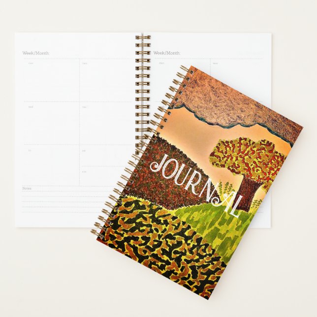 Spiral Journal mit Nature Szene Planer (Anzeige)