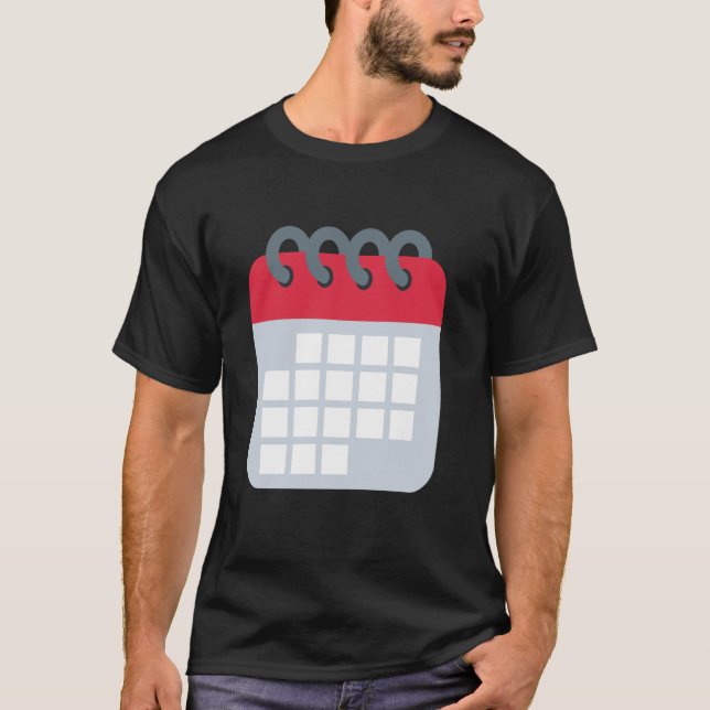 Spiral-Kalender T-Shirt (Vorderseite)