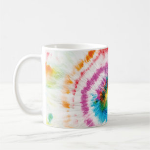 Spiral-Krawatte, Regenbogenförmige Muster Kaffeetasse