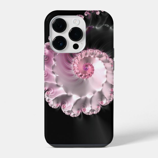 Spiral-Meeresmuschel-Fraktal Case-Mate iPhone-Hüll iPhone Hülle (Rückseite)