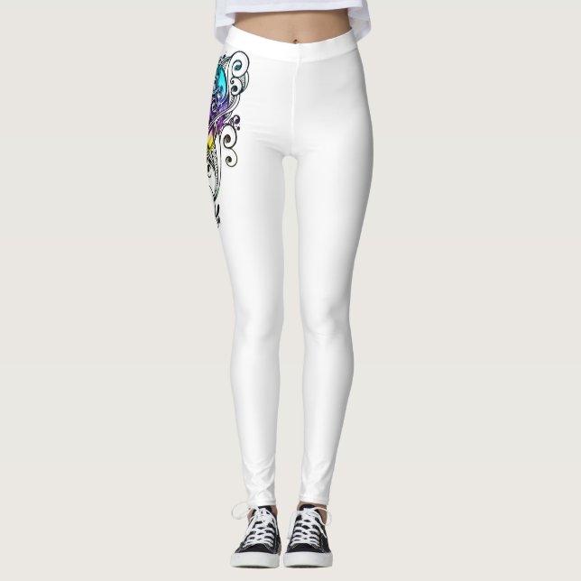 Spiral Metal Heart Leggings (Vorderseite)