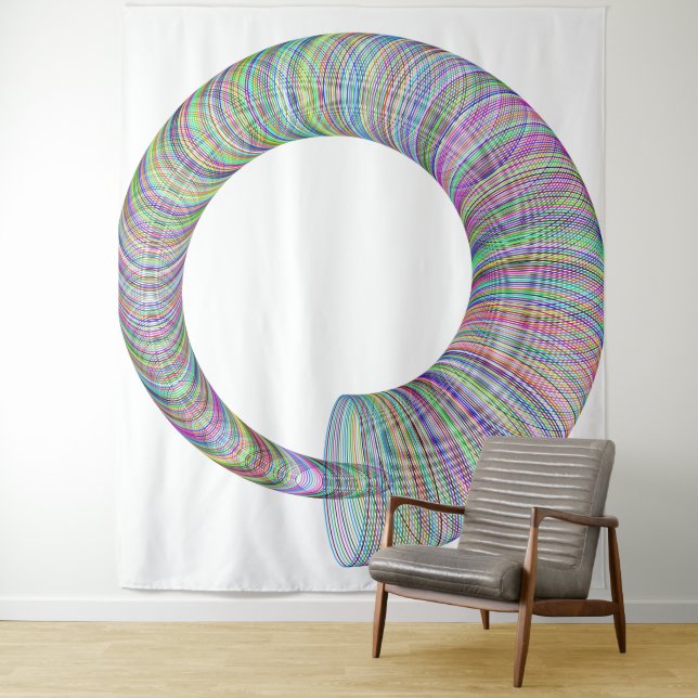 Spiral Motion Tapestry Wandteppich (Beispiel)