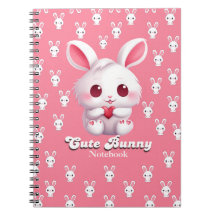 Spiral Niedlich Bunny Notebook