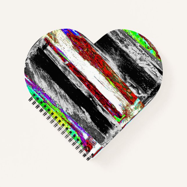 Spiral NotAll-Over Print Apron – Reflection Layers Notizbuch (Vorderseite)