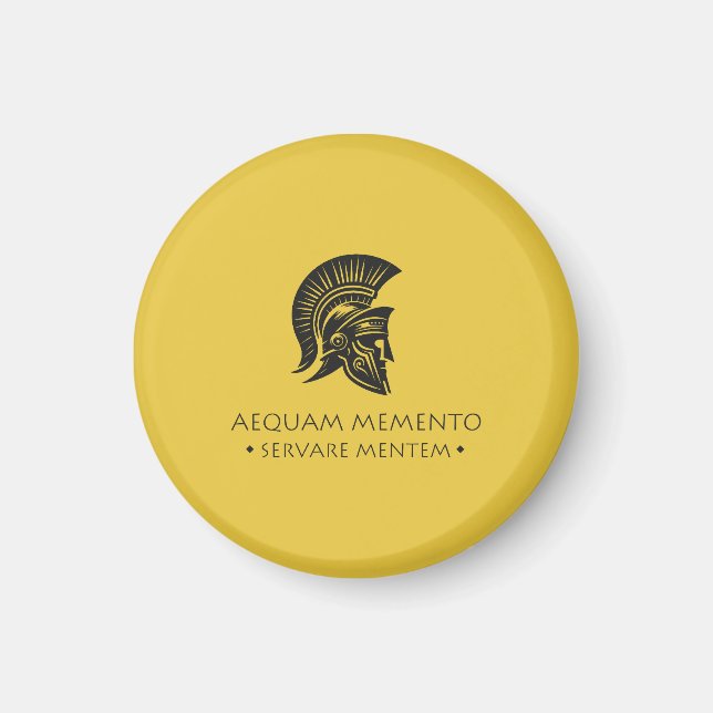 Spiral Notebook Aequam memento servare mentem Magnet (Vorne)