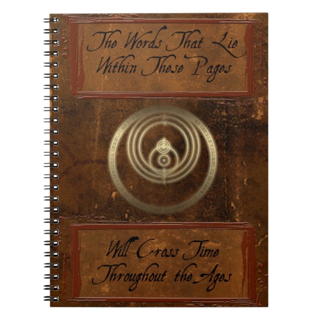 Spiral Notebook Alcient Times Notizblock (Vorderseite)