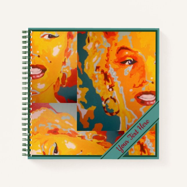 Spiral-Notebook - Anpassen des eigenen Textes Notizbuch (Vorderseite)