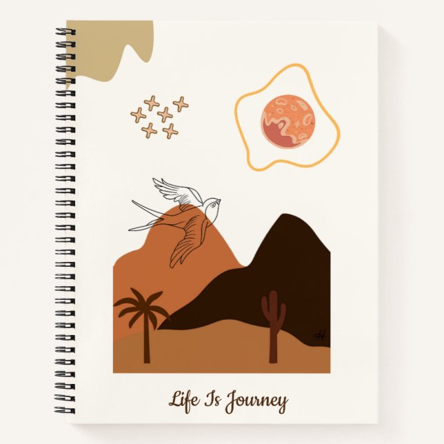 Spiral Notebook Ästhetik Notizbuch (Vorderseite)