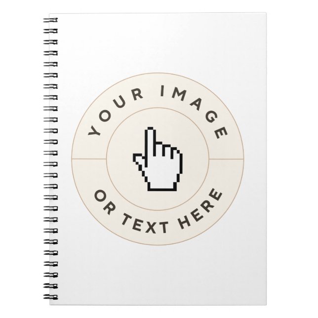 Spiral-Notebook - Benutzerdefiniert (Bild/Text hin Notizblock (Vorderseite)