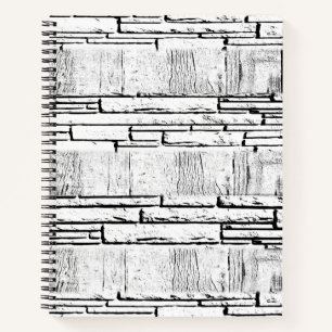 Spiral Notebook Brick Notizbuch