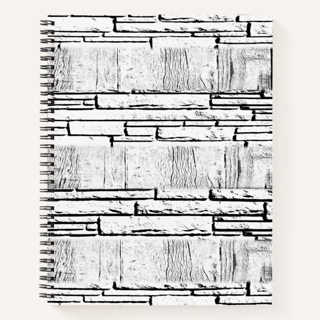 Spiral Notebook Brick Notizbuch (Vorderseite)