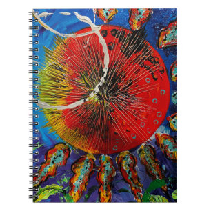 Spiral Notebook Burst Notizblock
