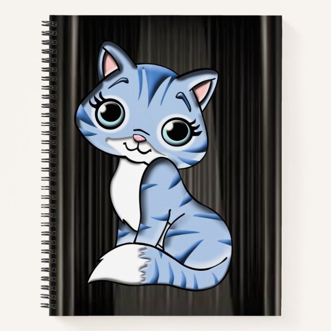 Spiral Notebook Cat Notizbuch (Vorderseite)