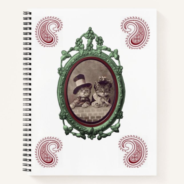 Spiral Notebook Cat Notizbuch (Vorderseite)