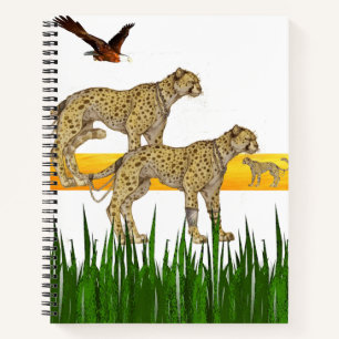 Spiral Notebook Cheetah Notizbuch