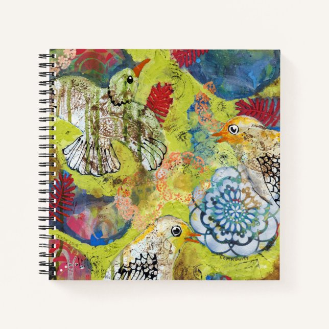 Spiral Notebook "Community" Notizbuch (Vorderseite)