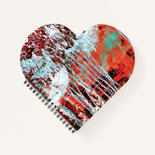 Spiral Notebook – Corrosion Pulse Notizbuch (Vorderseite)