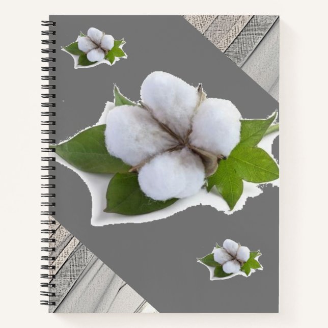 Spiral Notebook Cotton Gray Notizbuch (Vorderseite)