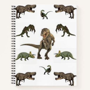 Spiral Notebook Dinosaur Notizbuch