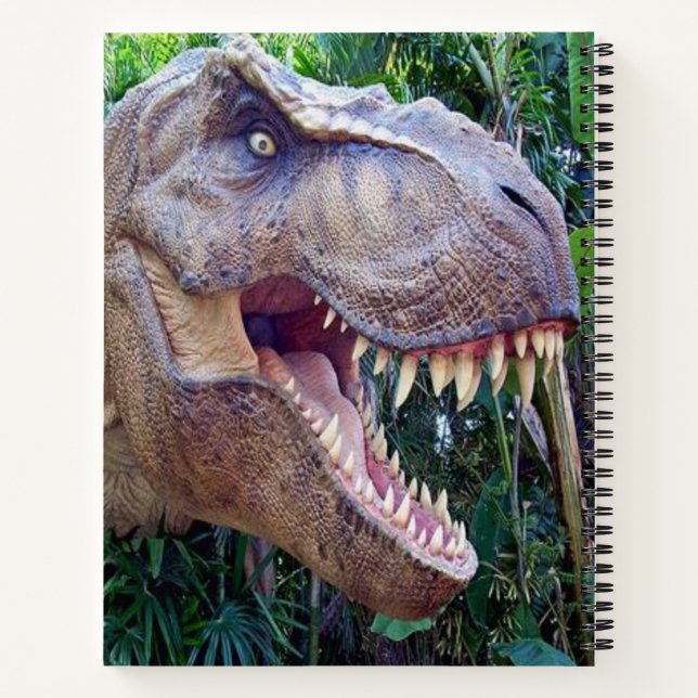 Spiral Notebook Dinosaur Notizbuch (Rückseite)