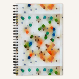 Spiral Notebook Dots Notizbuch