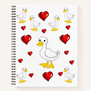 Spiral Notebook Duck Notizbuch