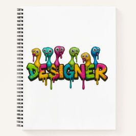 🎨 Spiral Notebook for Creative Minds 💡📓 Notizbuch