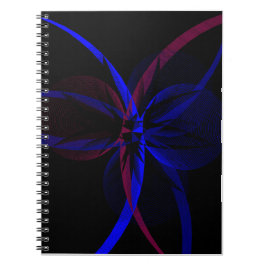 Spiral-Notebook für geometrische Abstraktion Notizblock